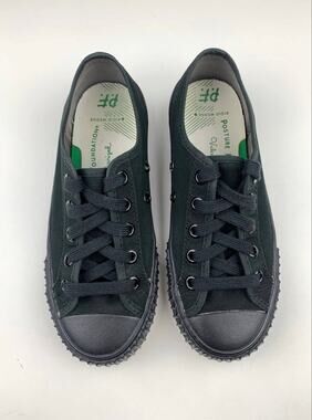 PF Flyers Center Lo 1993 Sneakers Black Canvas Low Top Sandlot Women's 6.5